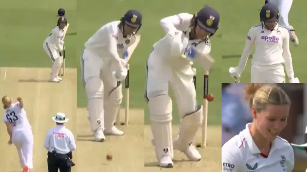 ENG-W vs IND-W [WATCH]: Lauren Bell produces an absolute jaffa to dismiss Yastika Bhatia on Day 1 of the Lord’s Test