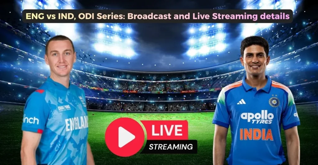 ENG vs IND, ODI Series: Broadcast and Live Streaming details – When & Where to watch in India, Pakistan, UK, USA & other countries ENG vs IND, ODI Series: Broadcast and Live Streaming details – When & Where to watch in India, Pakistan, UK, USA & other countries