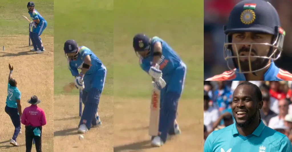 ENG vs IND [WATCH]: Jofra Archer traps Virat Kohli LBW with a peach in the 1st ODI