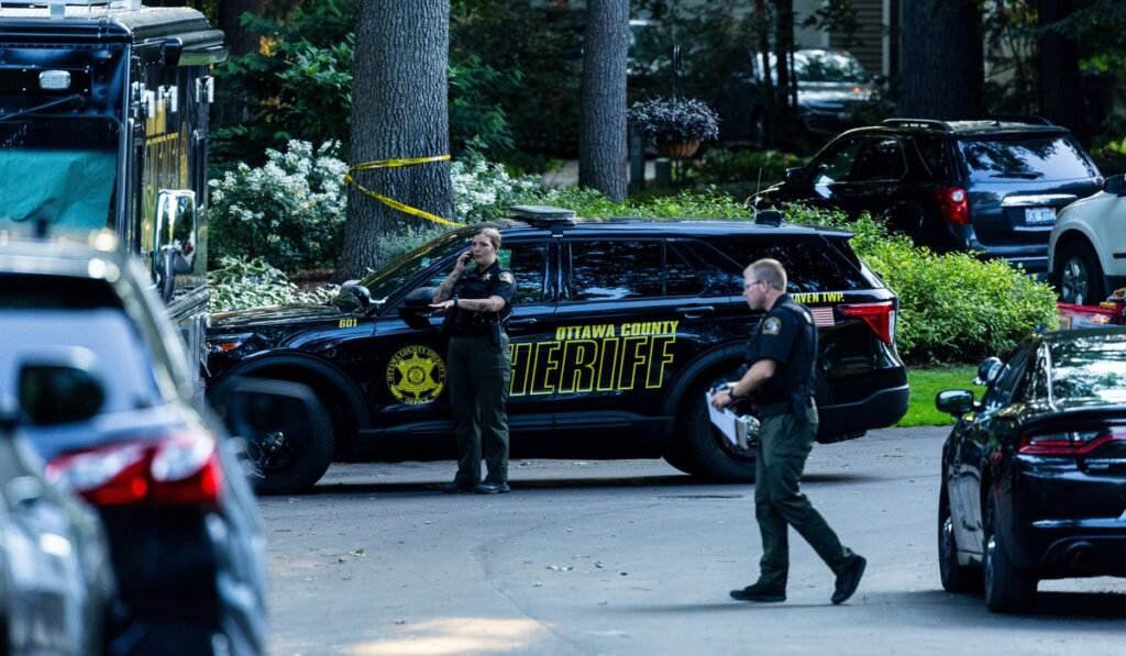 Eight found dead in Michigan home following fire, some with gunshot wounds Eight found dead in Michigan home following fire, some with gunshot wounds