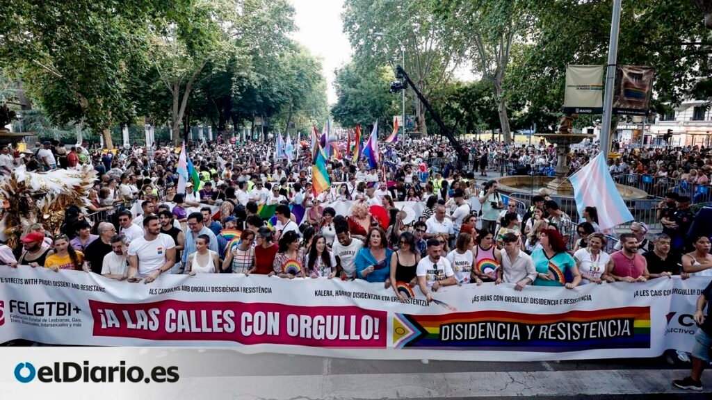 El Orgullo llena la calle frente a la ofensiva reaccionaria global El Orgullo llena la calle frente a la ofensiva reaccionaria global