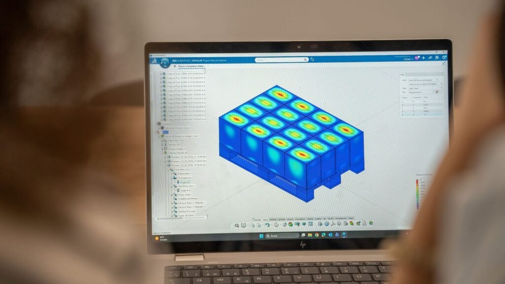 Este sistema de simulación virtual con IA optimiza el transporte de cargas paletizadas Este sistema de simulación virtual con IA optimiza el transporte de cargas paletizadas