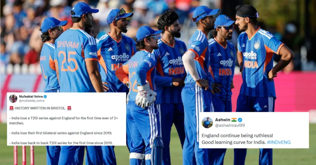 Fans slam India after England seal T20I series with dominant win in the 4th T20I Fans slam India after England seal T20I series with dominant win in the 4th T20I