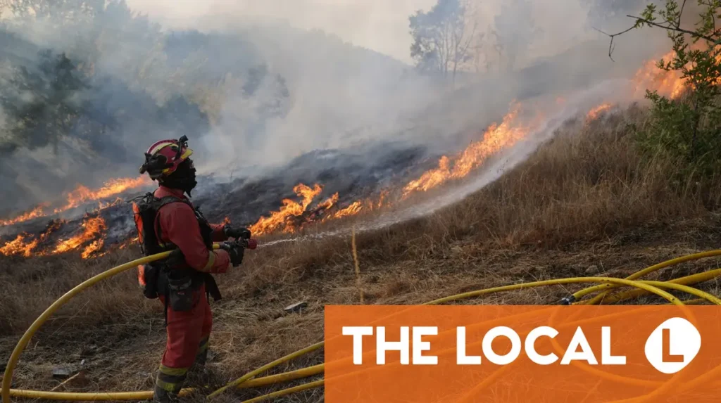 Fire threatening Spain tourist hotspot partly controlled