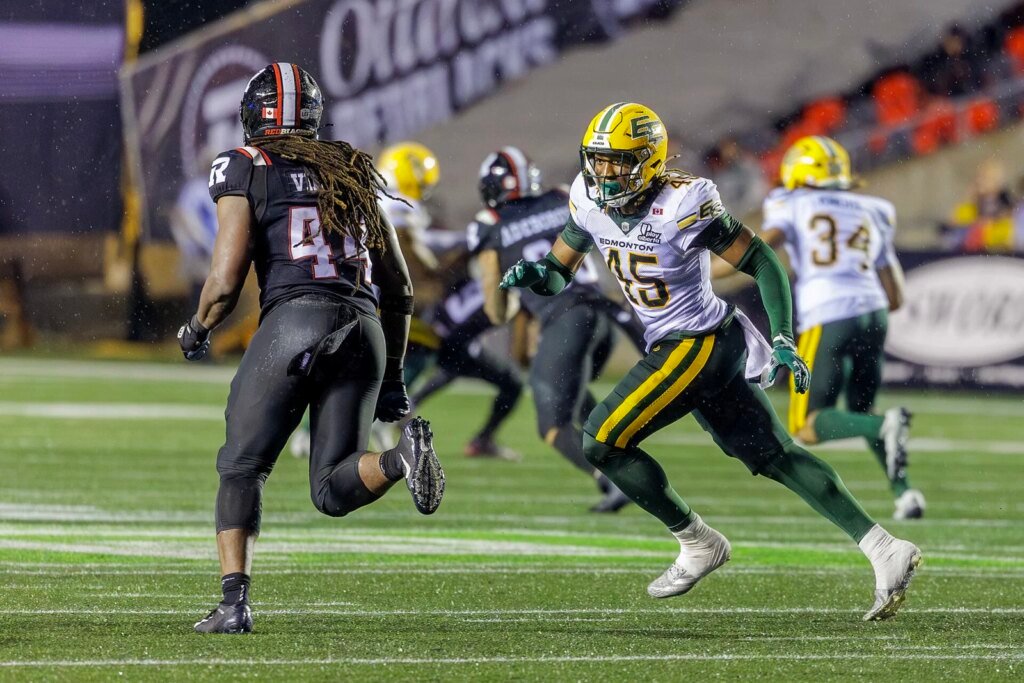 First-round CFL Draft pick Dariel Djabome to make first start for Edmonton Elks at B.C. First-round CFL Draft pick Dariel Djabome to make first start for Edmonton Elks at B.C.