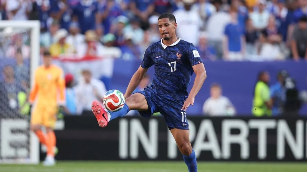 France D William Saliba departs with injury, replaced by Maxence LaCroix