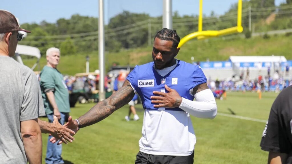 Giants WR Malik Nabers: 'There's no target date' on return