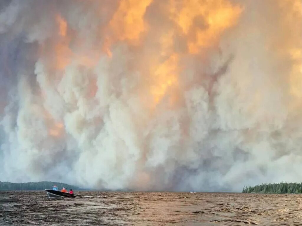 How Ontario First Nation escaped raging wildfire that burned down their community How Ontario First Nation escaped raging wildfire that burned down their community