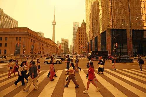 Humo de los incendios en Canadá causa alerta antes de final de la Copa Humo de los incendios en Canadá causa alerta antes de final de la Copa