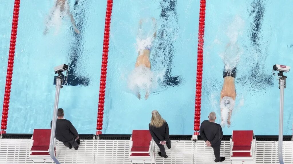 Ilya Kharun breaks meet record in 50m butterfly at U.S. Championships