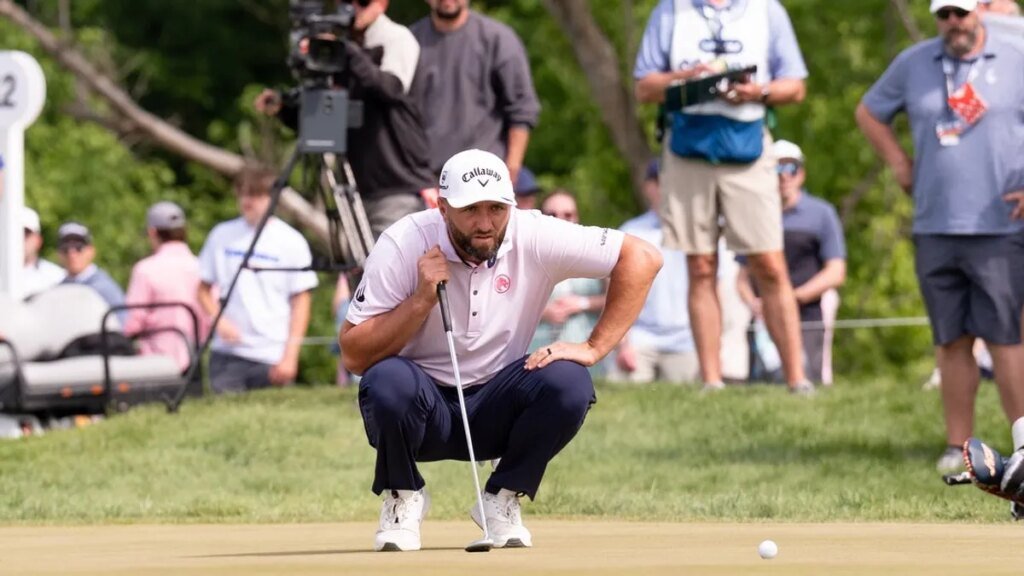 Jon Rahm warned after tossing club at Royal Birkdale Jon Rahm warned after tossing club at Royal Birkdale