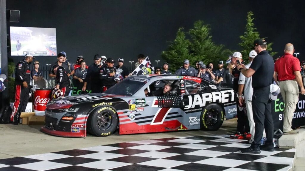 Justin Allgaier wins sixth race, clinches No. 1 Chase seed Justin Allgaier wins sixth race, clinches No. 1 Chase seed