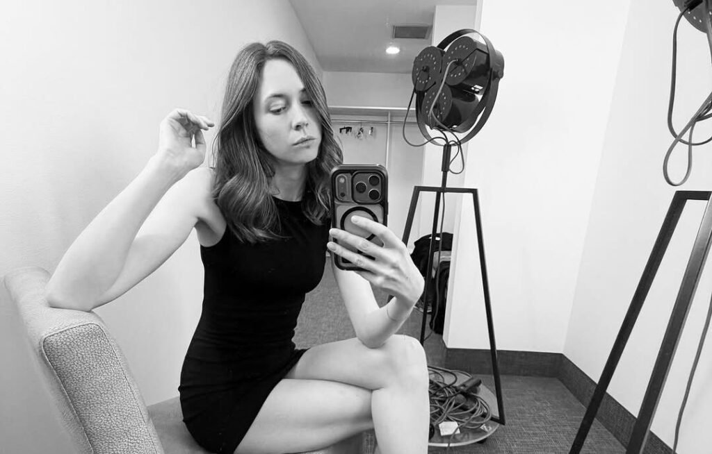 Karen Gillan Teases a Mystery Role With a Behind-the-Scenes Fitting Look