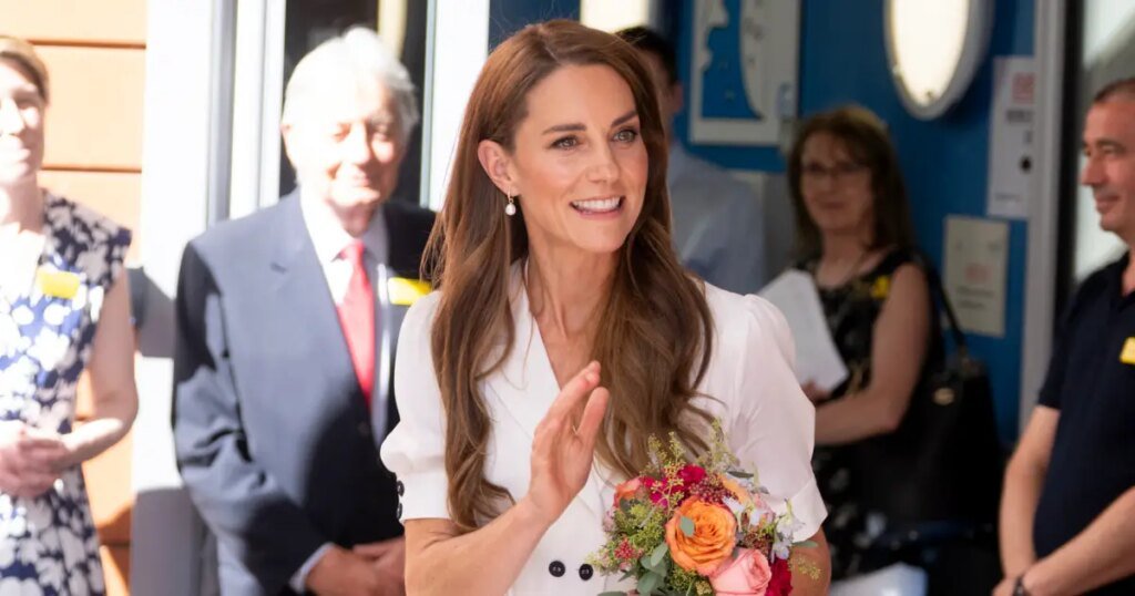 Kate Middleton’s White Midi Dress Has Me Rethinking Bold Prints Kate Middleton's White Midi Dress Has Me Rethinking Bold Prints