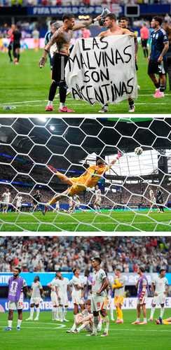 La Albiceleste cambia la maradoniana Mano de Dios por el pie divino de Messi La Albiceleste cambia la maradoniana Mano de Dios por el pie divino de Messi