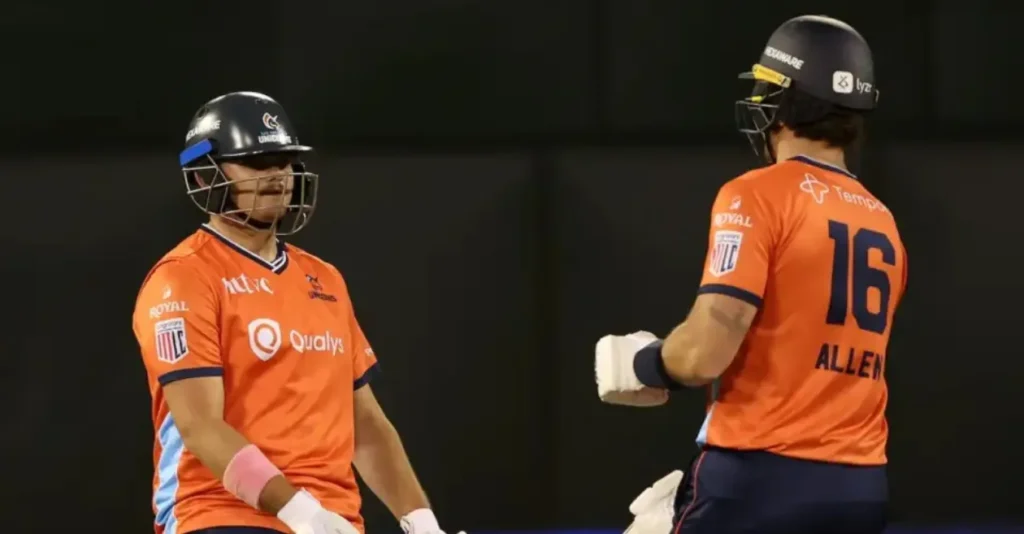 Lhuan-dre Pretorius slams maiden T20 century as San Francisco Unicorns thrash MI New York by nine wickets Lhuan-dre Pretorius slams maiden T20 century as San Francisco Unicorns thrash MI New York by nine wickets