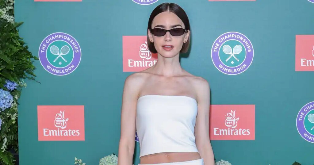 Lily Collins Made This Controversial Pants Trend Look So Rich Lily Collins Made This Controversial Pants Trend Look So Rich