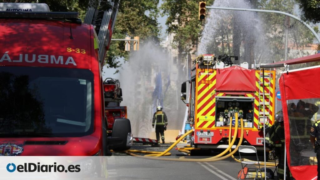Los Bomberos de Barcelona confían en que la fuga de gas del barrio de Sants quede sellada en las próximas horas