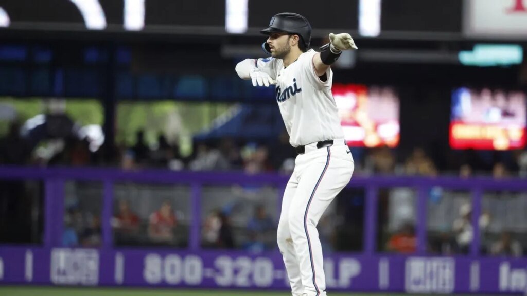 Marlins hope to finish strong first half by avoiding sweep vs. Guardians