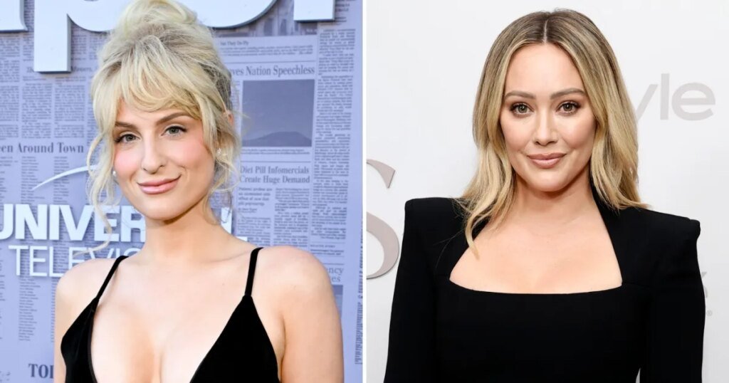 Meghan Trainor Supports Hilary Duff After Mom Group Drama Meghan Trainor Supports Hilary Duff After Mom Group Drama