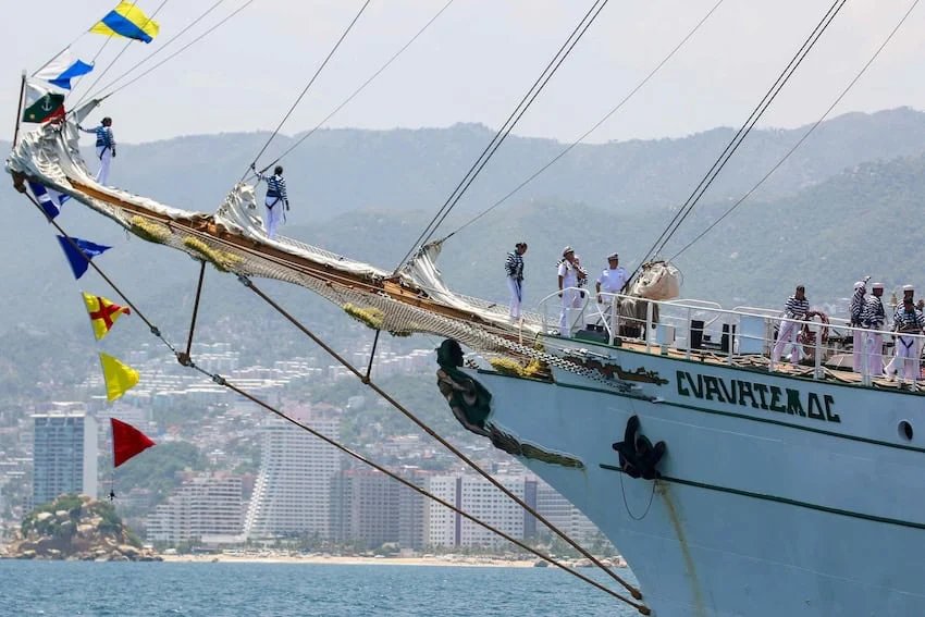 Mexico’s training ship Cuauhtémoc sets sail for US ports Mexico's training ship Cuauhtémoc sets sail for US ports