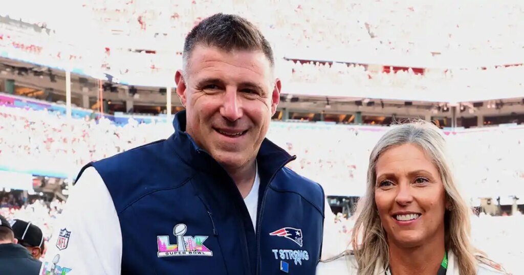 Mike Vrabel and Wife Jen Attend Swift, Kelce Wedding Together Mike Vrabel and Wife Jen Attend Swift, Kelce Wedding Together