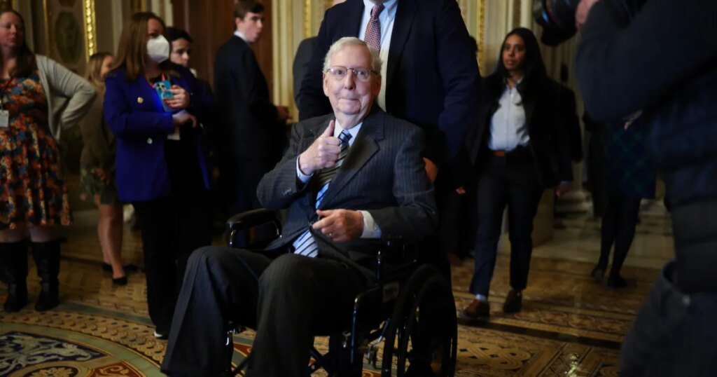 Mitch McConnell Shares New Photo, Not 'Cleared' to Exit Rehab