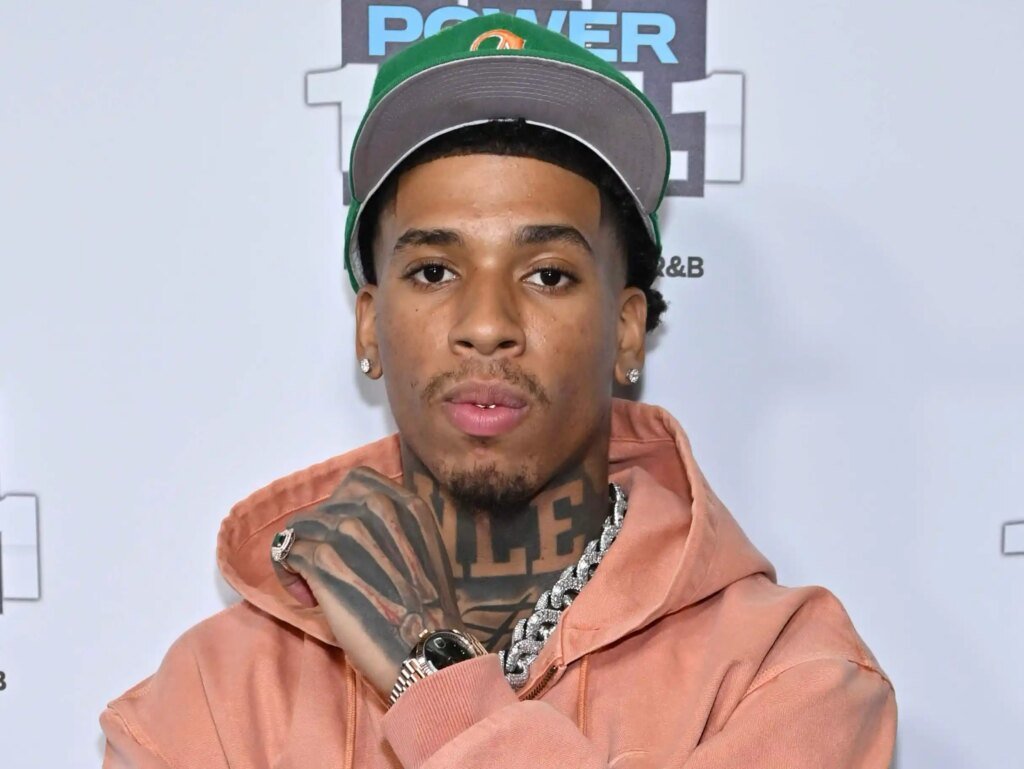 NLE Choppa Debuts Maroon Pixie Wig For Album Tease NLE Choppa Debuts Maroon Pixie Wig For Album Tease