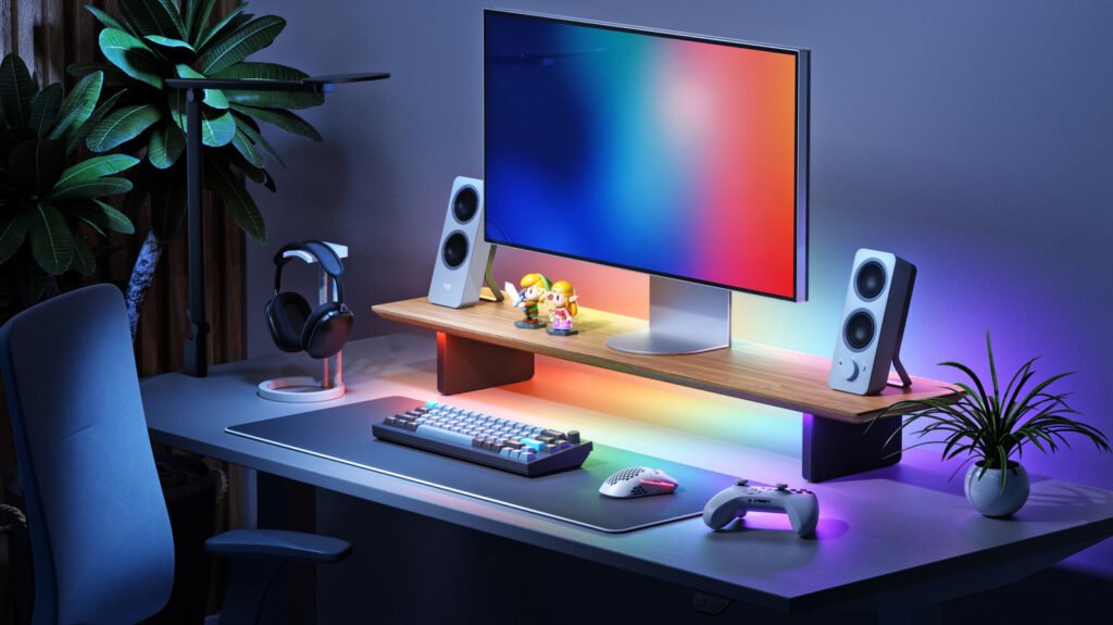 Nanoleaf’s Monitor Stand Is An All-In-One Setup That Brightens Up Your Desk Space Nanoleaf's Monitor Stand Is An All-In-One Setup That Brightens Up Your Desk Space