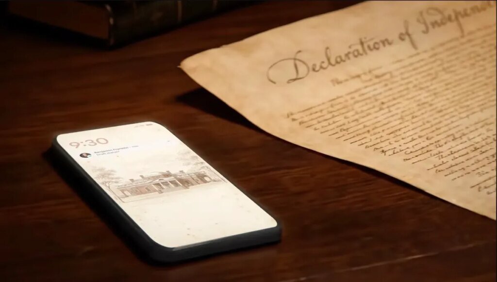New Google commercial imagines a Declaration of Independence written with help from AI New Google commercial imagines a Declaration of Independence written with help from AI