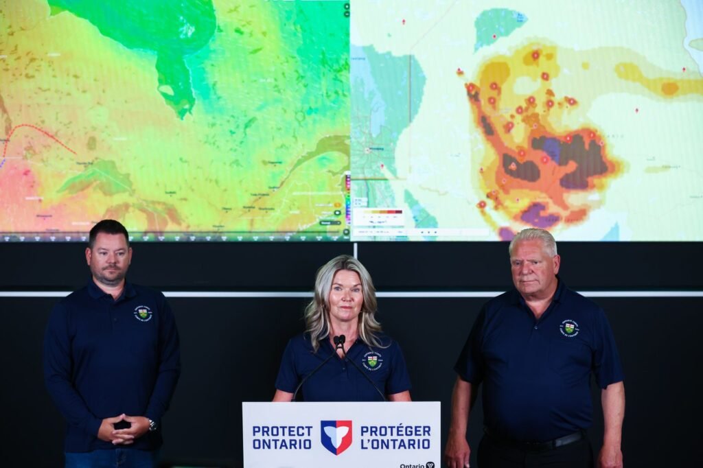 Ontario expanding emergency message system as nearly 200 wildfires rage Ontario expanding emergency message system as nearly 200 wildfires rage