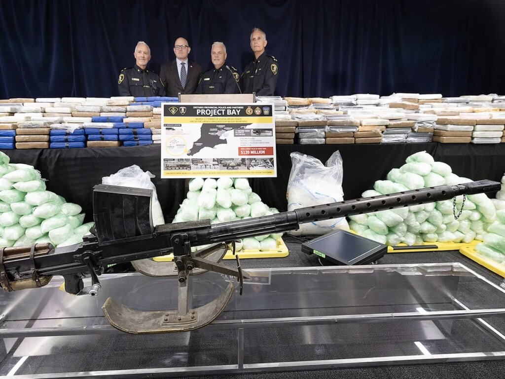 Ontario police reveal $139M in drugs, anti-tank rifle seized in bust Ontario police reveal $139M in drugs, anti-tank rifle seized in bust