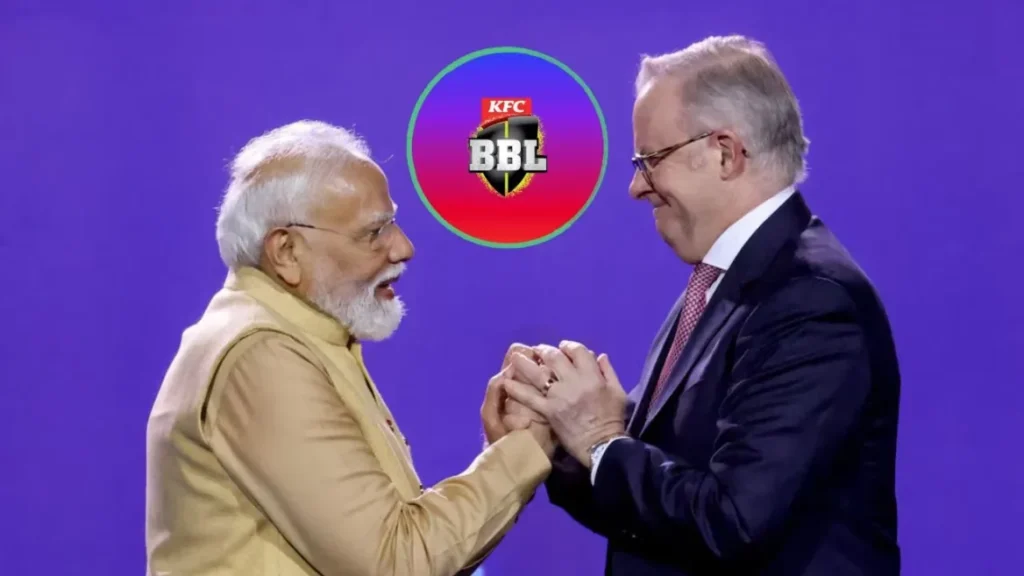 PM Narendra Modi unveils a major development as Chennai will host the BBL 2026-27 opener