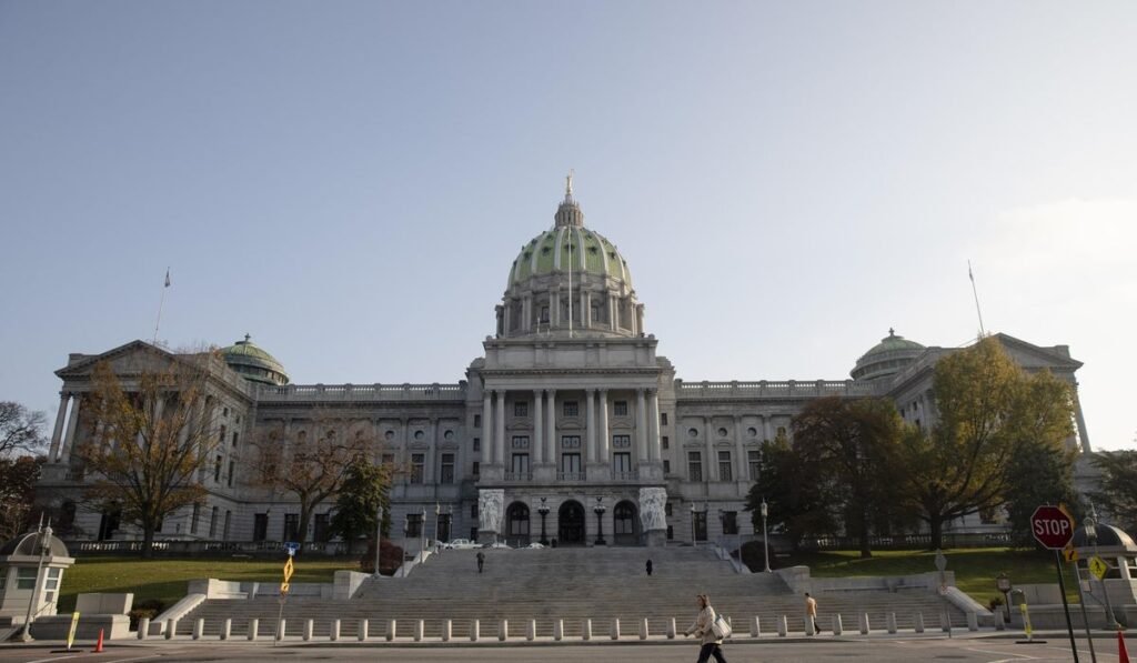 Pennsylvania Democrats eject GOP lawmaker over patriotic flag suit Pennsylvania Democrats eject GOP lawmaker over patriotic flag suit
