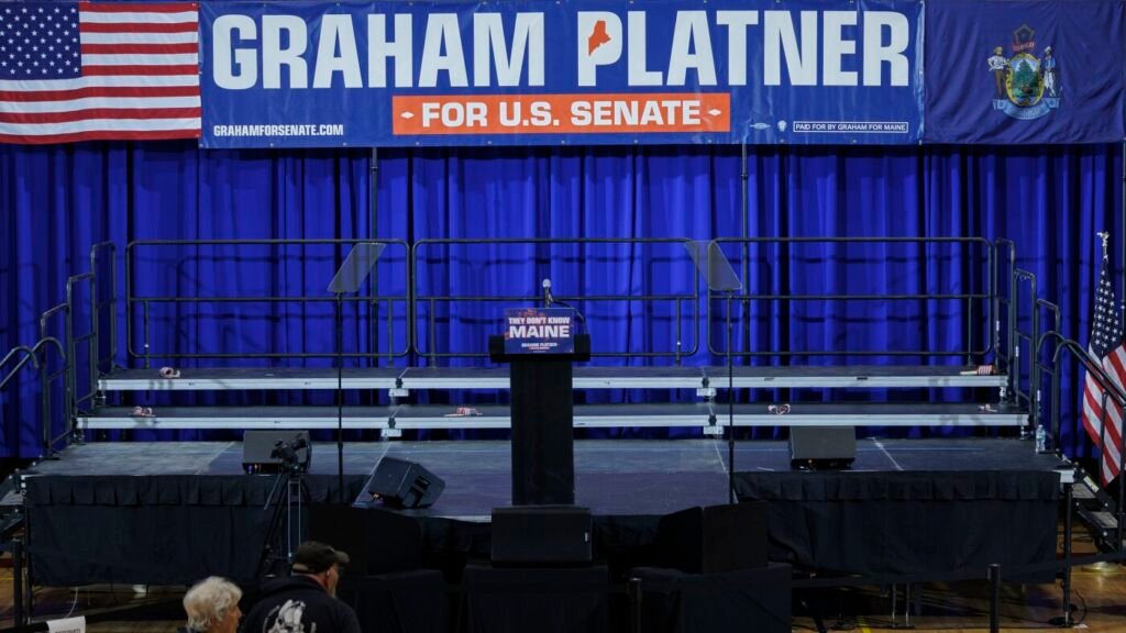 Platner ends his Senate bid after allegation of rape : NPR Platner ends his Senate bid after allegation of rape : NPR
