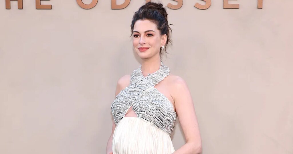 Pregnant Anne Hathaway Surprised With Baby Gift on Today Pregnant Anne Hathaway Surprised With Baby Gift on Today