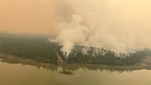 Properties destroyed by wildfire near Clinton, B.C. Properties destroyed by wildfire near Clinton, B.C.