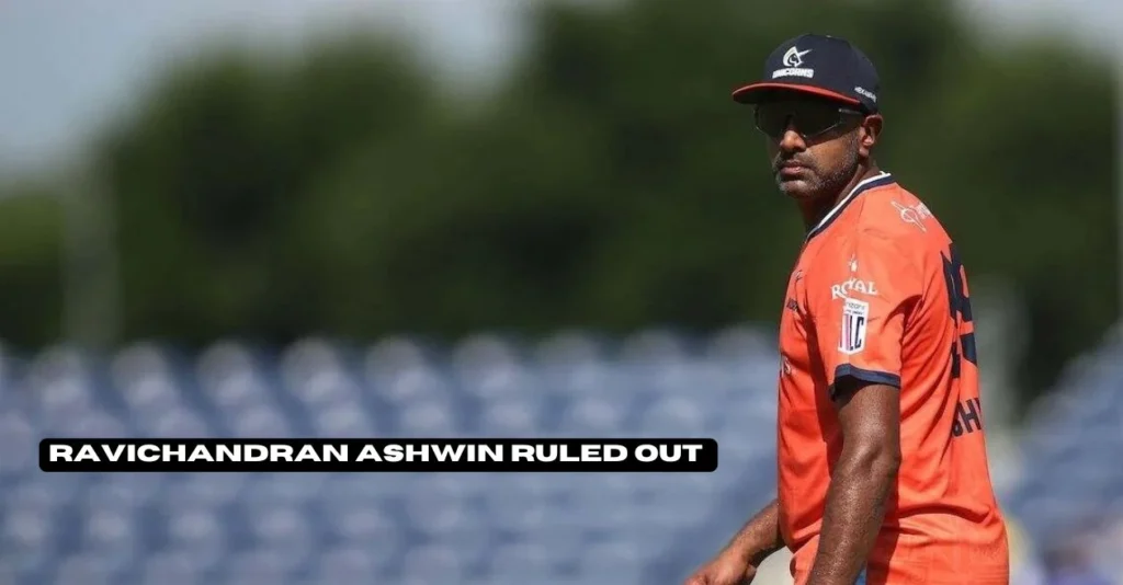 Ravichandran Ashwin ruled out of MLC 2026 remainder as San Francisco Unicorns name replacement Ravichandran Ashwin ruled out of MLC 2026 remainder as San Francisco Unicorns name replacement
