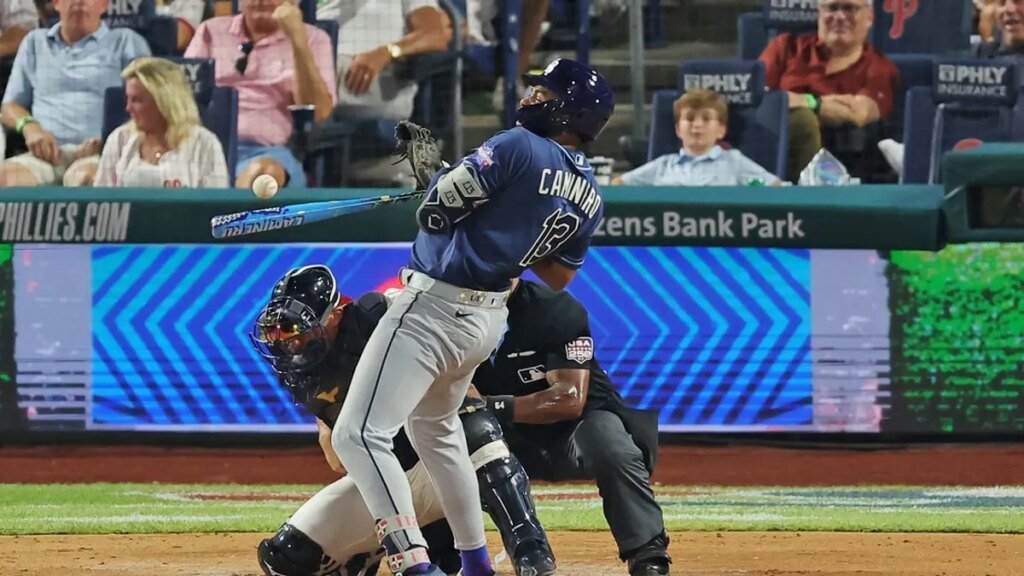 Rays’ Junior Caminero (hand) out after HBP in All-Star Game Rays’ Junior Caminero (hand) out after HBP in All-Star Game
