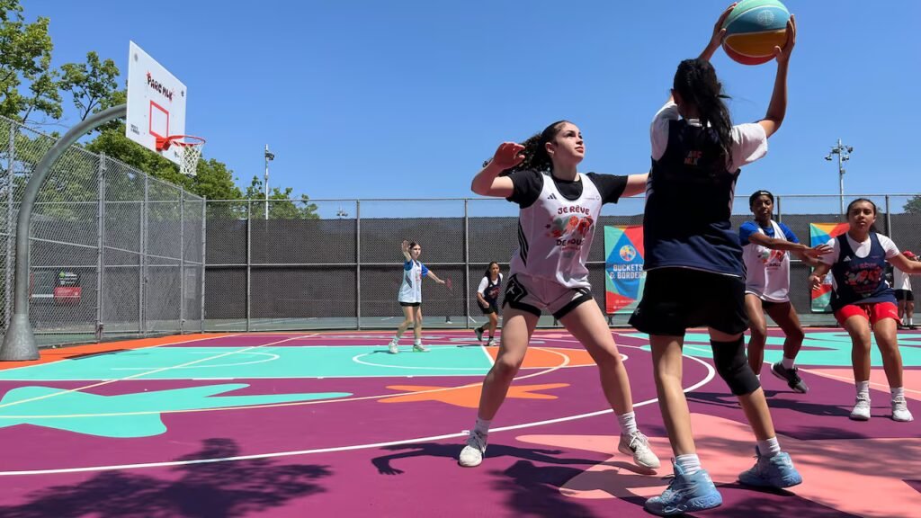 Revamped, vibrant Montreal basketball courts meant to inspire confidence Revamped, vibrant Montreal basketball courts meant to inspire confidence