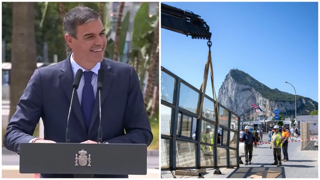 Sanchez says 'three-century-old wound' has healed as Gibraltar border fence is finally removed