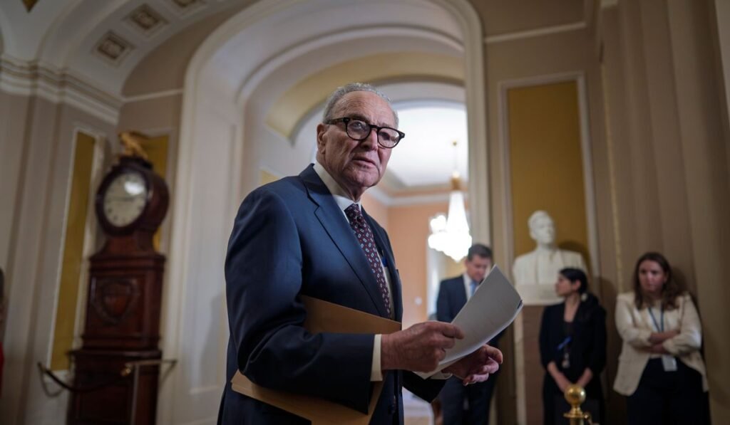 Schumer gets his Democrats ready for another shutdown showdown Schumer gets his Democrats ready for another shutdown showdown