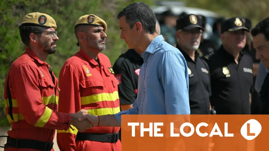 Spain’s PM visits site of deadly Almería wildfire Spain's PM visits site of deadly Almería wildfire