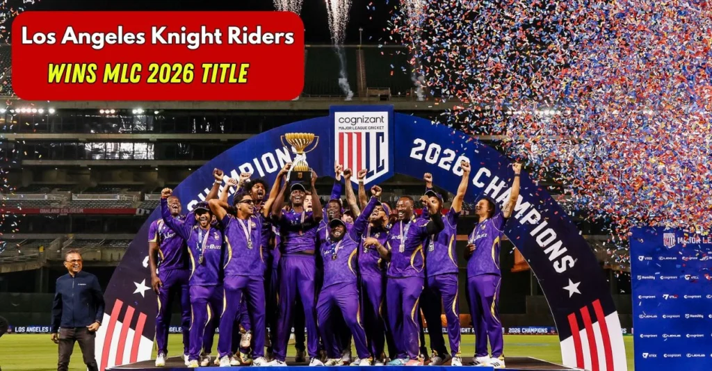 Sunil Narine, Jason Holder shine as LA Knight Riders beat Washington Freedom to win MLC 2026 title Sunil Narine, Jason Holder shine as LA Knight Riders beat Washington Freedom to win MLC 2026 title