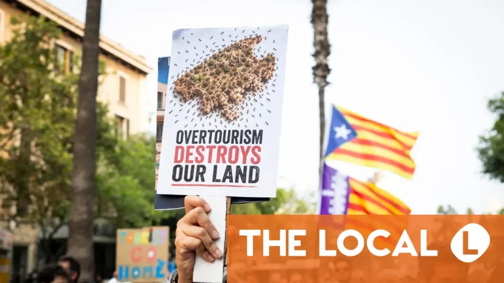 Tens of thousands march in Mallorca in latest overtourism protest in Spain