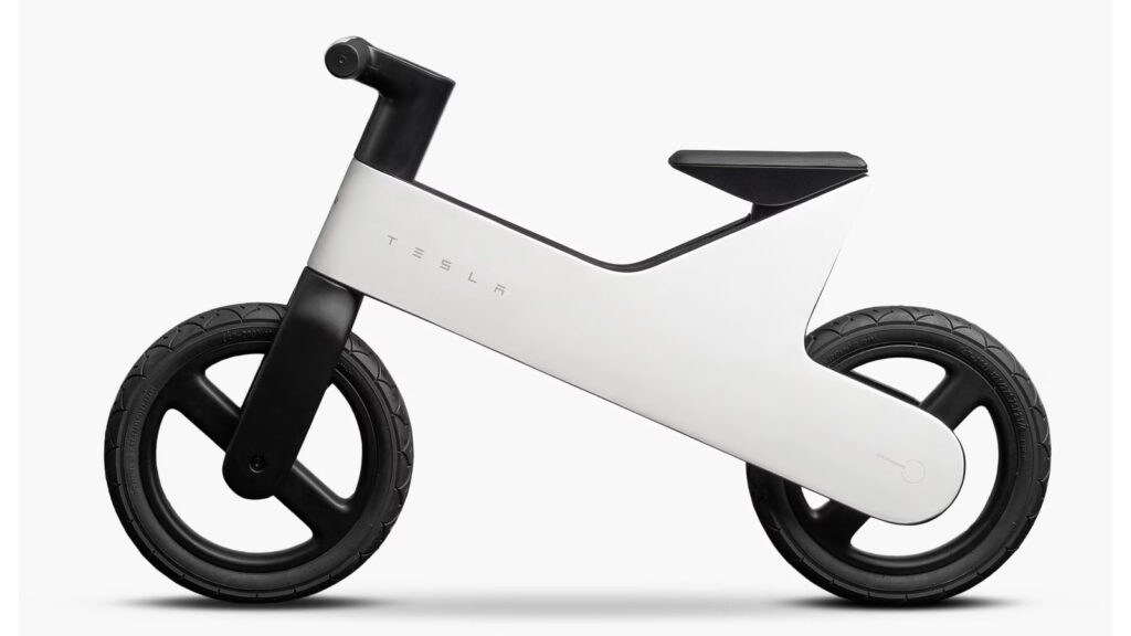 Tesla's Selling A $225 Balance Bike For Toddlers