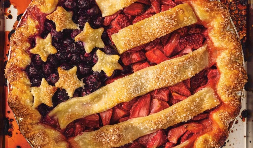 This Stars and Stripes Pie is designed to wow on the Fourth of July This Stars and Stripes Pie is designed to wow on the Fourth of July