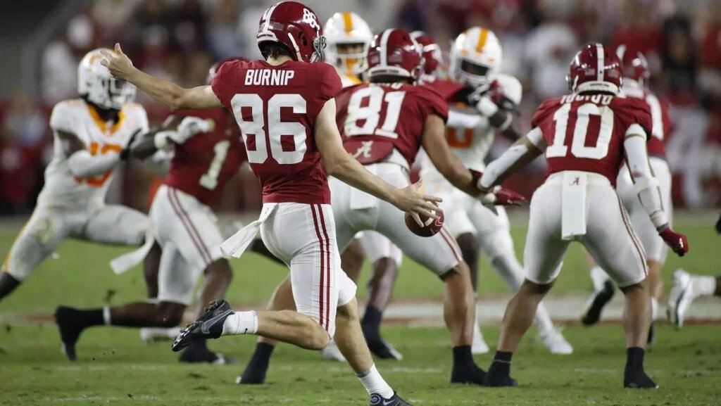Toronto Argonauts acquire former Alabama punter James Burnip in trade with Ottawa Redblacks Toronto Argonauts acquire former Alabama punter James Burnip in trade with Ottawa Redblacks