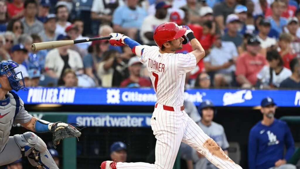 Trea Turner knocks two out as Phillies control Dodgers Trea Turner knocks two out as Phillies control Dodgers