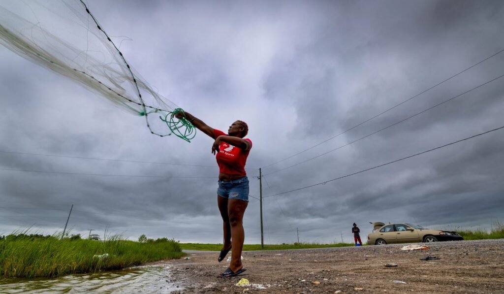 Tropical Storm Bertha moves toward Texas landfall after grazing Louisiana’s coast